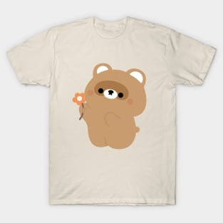 Beaver with flower T-Shirt